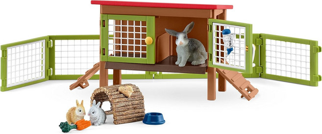 슐라이히 Schleich 팜 월드 토끼 오두막 42420, 1개