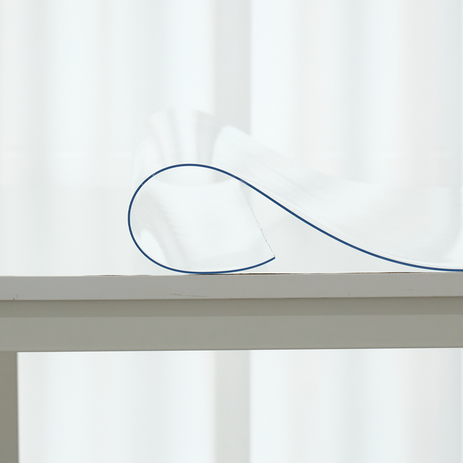 클리노브로 다용도 테이블매트(투명 반투명), 1개, 80 x 140, 투명(2mm)