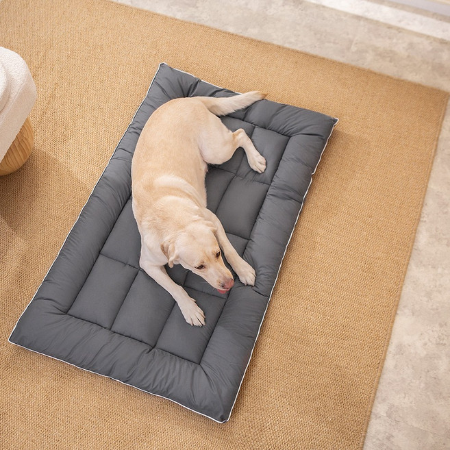 소하임 털 안 붙는 통세탁 펫 방석, 1개, 챠콜 그레이