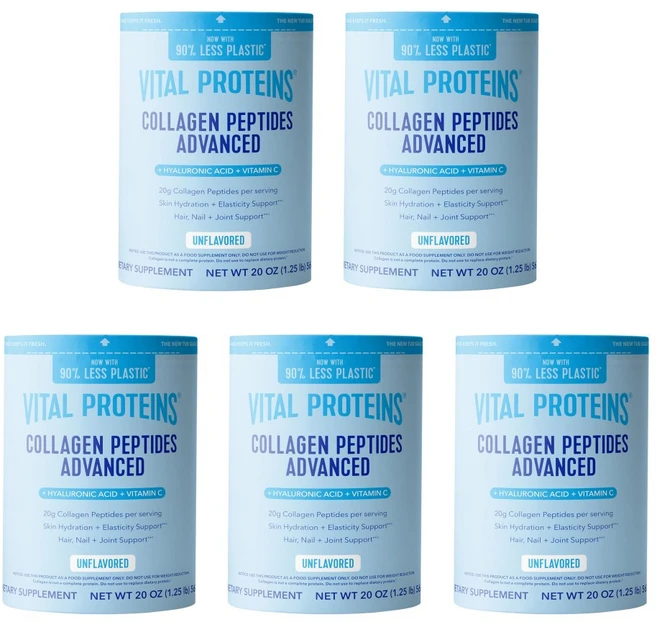 바이탈프로틴 콜라겐 펩타이드 어드밴스드 파우더 567g 5개 - 쿠팡