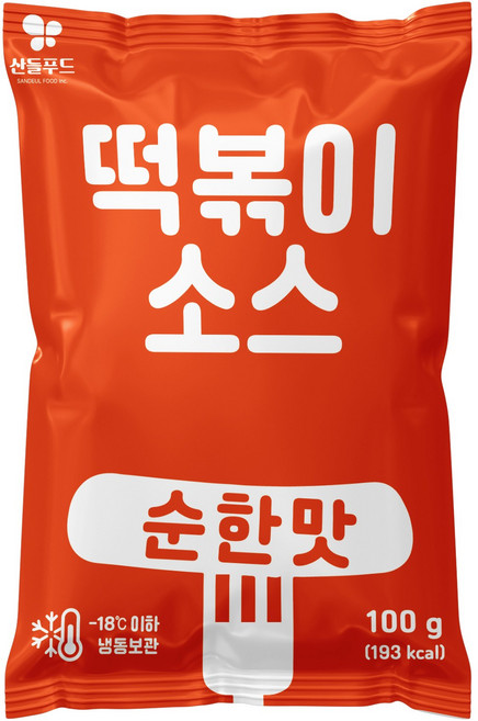[산들푸드]옛날 분식집 국물 떡볶이 소스 양념장 100 g, 1개, 100ml