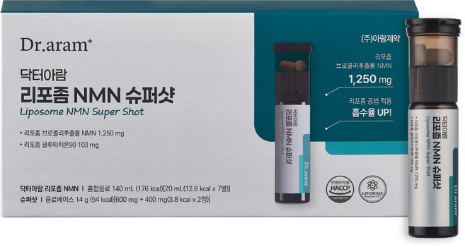 닥터아람 리포좀 NMN 슈퍼샷 이중제형, 1개, 7회분