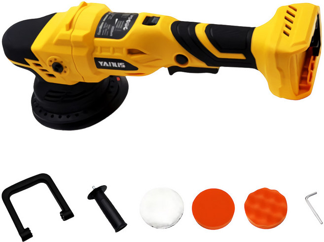 야누스 PS8 20V 125mm 디월트 호환 무선 광택기 자동차 광택 폴리셔 차량용 유막제거 듀얼광택기 베어툴