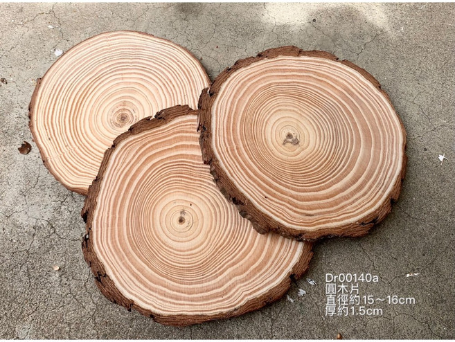 松木片 DIY材料 木頭片 杯墊, 1個