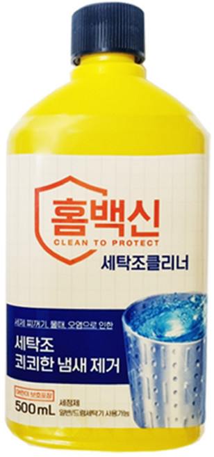 애경 랩신 홈백신 세탁조 클리너, 500ml, 1개