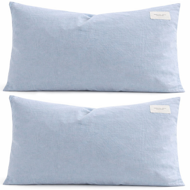 그린라이프 부드러운 순면 베개커버 호텔식 2장 세트