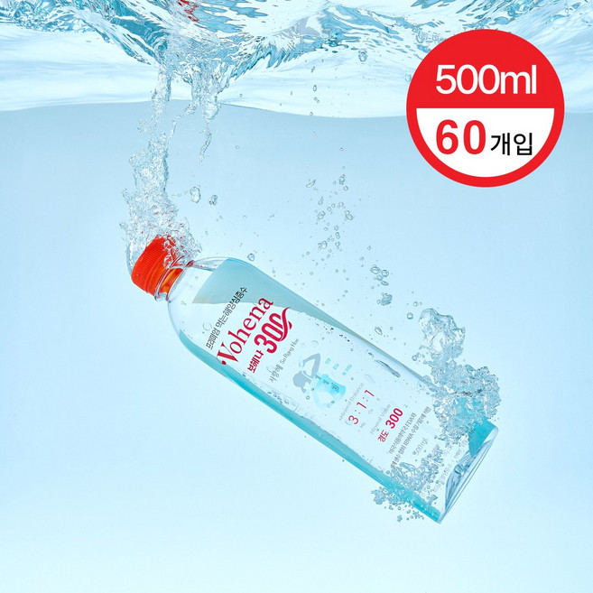 프리미엄 해양심층수 동해해양수 미네랄 경도 300, 60개, 500ml