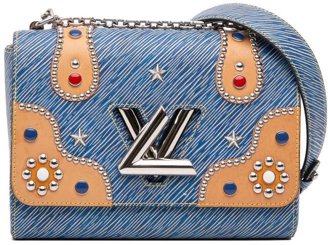 루이 비통 중고 2017 에피 데님 스터드 트위스트 MM 크로스 백