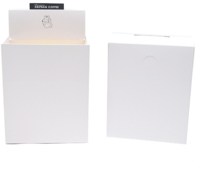 (DB_01)미스터빈 드립백 포장박스(5개입용) 10개- 화이트 무지, 1개, 10개