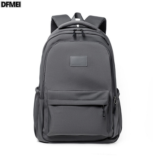 DFMEI 書包輕便旅行揹包大容量筆記本電腦包初高中大學生簡約雙肩包