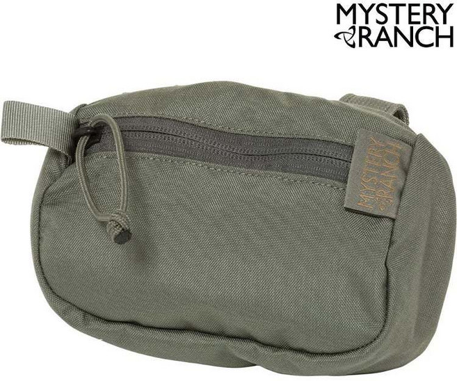 Mystery Ranch 神秘農場 Forager Pocket 配件袋 - 腰帶外掛/模組化, 1個, 綠灰 Foliage,L