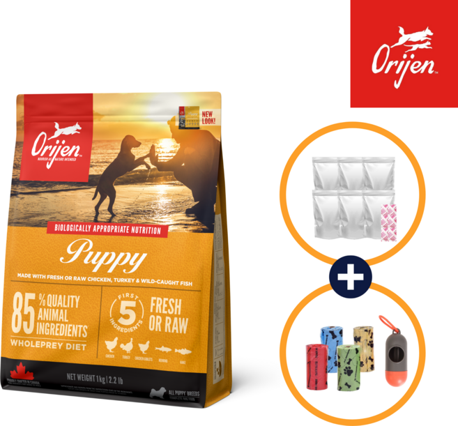 오리젠 퍼피 독 애견사료, 1개, 11.4kg, 혼합맛