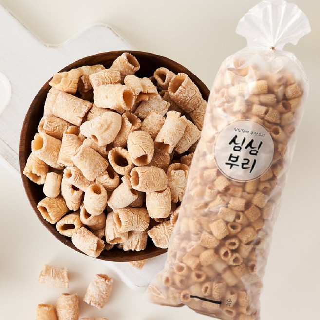 [심심부리] 소금대롱 마카로니뻥튀기 구운 대롱과자, 1개, 300g