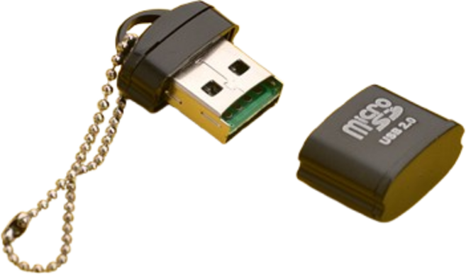 鑰匙扣便攜迷你讀卡器 高速Micro SD手機TF內存卡讀卡器 - 2025年新款, 合金讀卡器-黑色 袋裝送掛鏈, 1個, 033-51