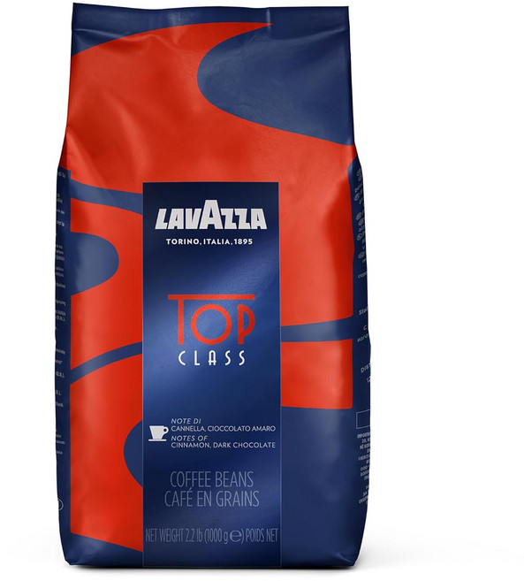 라바짜 최고급 필터로 통두 커피 미디엄 로스트 2.2LB 백 100% 천연 아라비카 밀크 초콜릿 및 구운 헤이즐넛 아로마 노트, 1kg, 2개, 홀빈(분쇄안함)