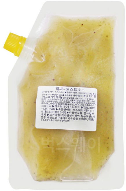 벅스웨이 토스트소스 500g, 1개