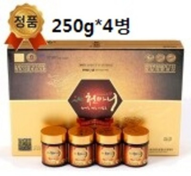 건강약초 무주 천마정 골드 250g x 4병 천마니 즙 액기스 명품 골드 부모님선물 명절선물