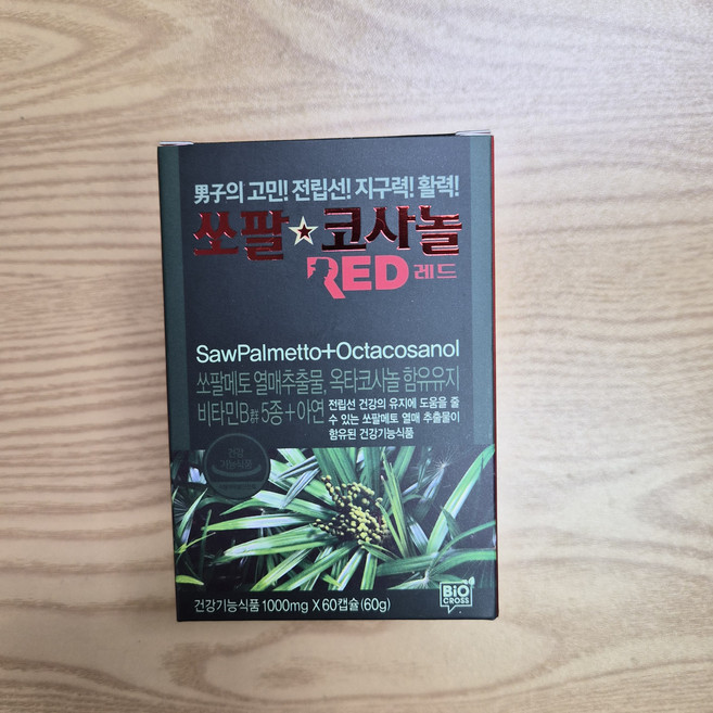 쏘팔코사놀 레드, 60정, 1개