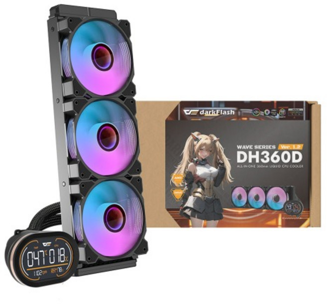 다크플래쉬 darkflash DH-360D ARGB 블랙