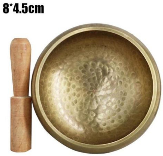 크리스탈싱잉볼 티베트어 그릇 노래 네팔 불교 요가 명상 소리 치료 구리 종교 공예