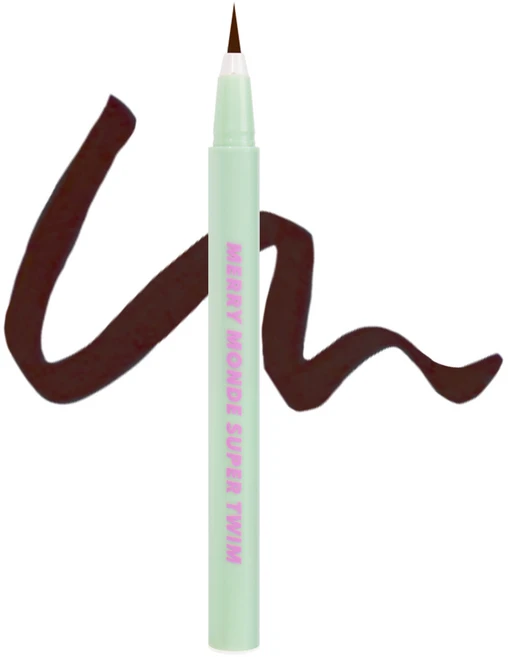 메리몽드 슈퍼트임 펜 아이라이너 0.5g, 02초코브라우니, 1개 - 쿠팡