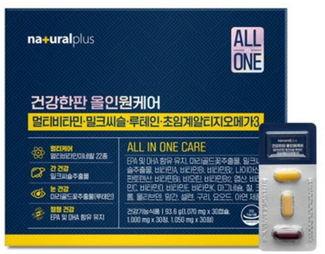 플러스 건강한판 올인원케어, 1개, 30회분