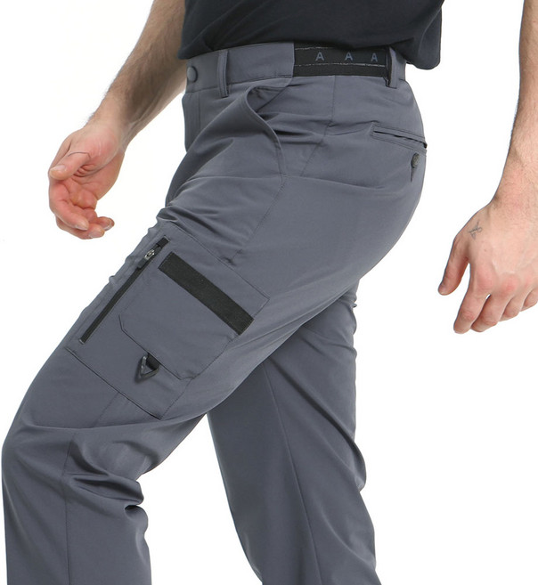 남성 포켓 카고 골프 바지 등산 작업복 팬츠 카고 아웃도어 하의 팬츠 379