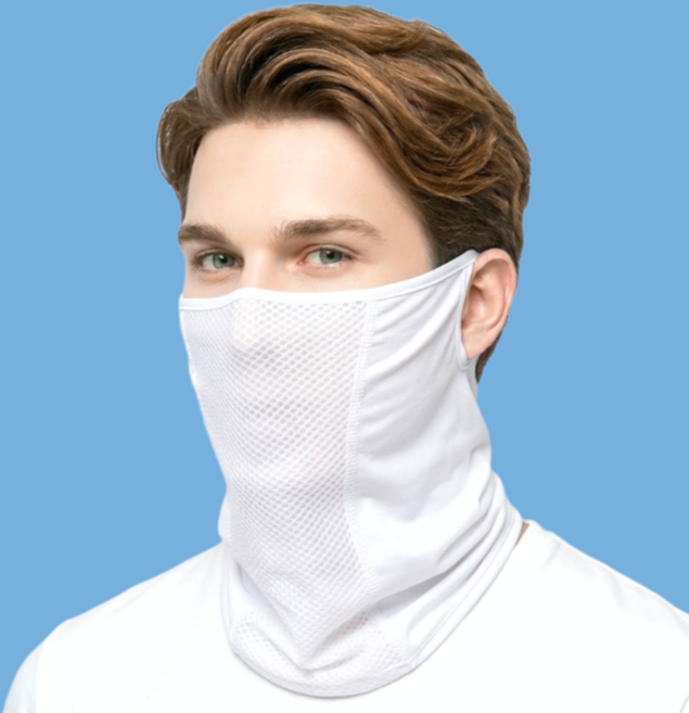 남자 여성 골프 자외선 차단 마스크 1+1 여름 햇빛 아이스 쿨 멀티, 1+1 (블랙+화이트), 2개