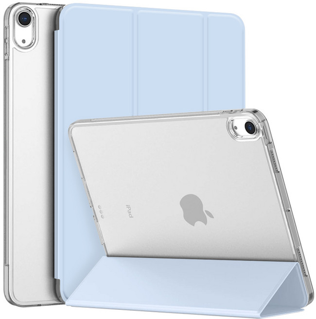 니하 아이패드 슬림 클리어 케이스, 스카이블루