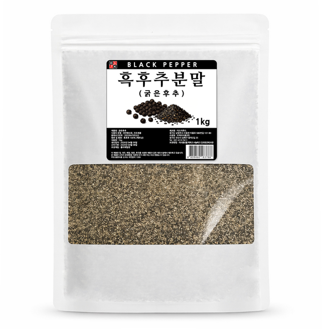 오케이 굵은후추 후레이크 흑후추, 1개, 1kg