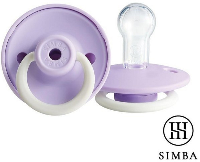 小獅王辛巴 扭扭圓型夜光安撫奶嘴 全齡適用, 1個, 夜光