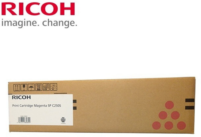 RICOH SP C250S 原廠彩色碳粉匣, 1個, SP C250S紅色, 紅色