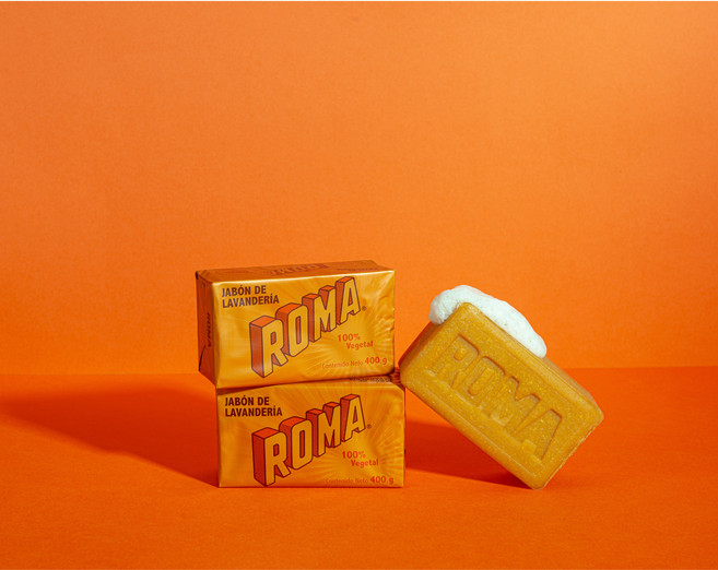 멕시코 라코로나 100% 식물성 세탁 빨래 비누 로마비누 400G
