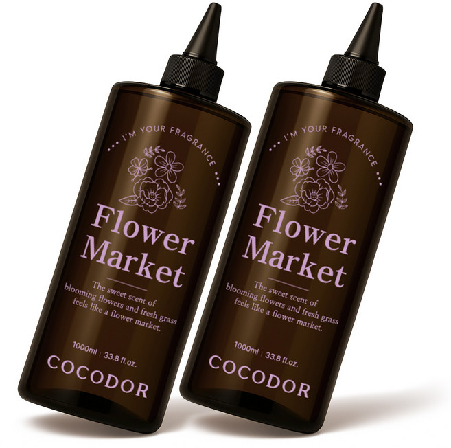 코코도르 디퓨저 리필액, 양재동꽃시장, 1L, 2개