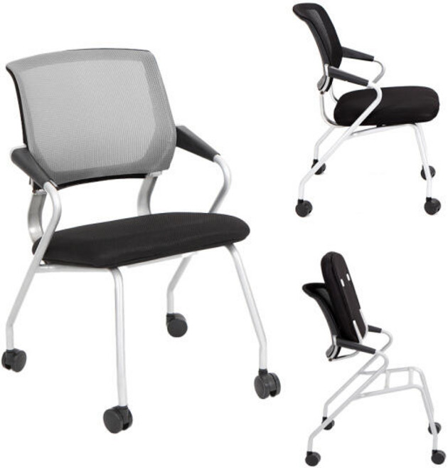 아트박스/티에스퍼니처 로라 체어, 블랙