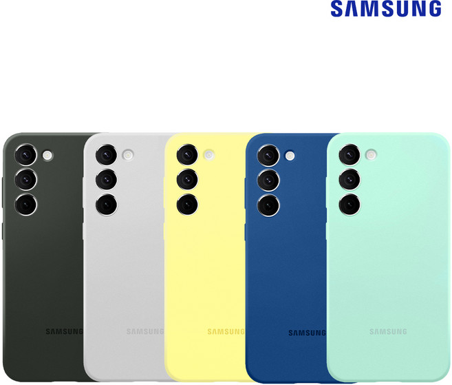 삼성 갤럭시 S24FE케이스 실리콘케이스 EF-PS721, 1개, 옐로우