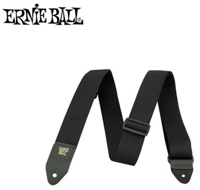 어니볼 폴리프로 POLYPRO GUITAR STRAP 기타 스트랩, 포레스트그린, 1개