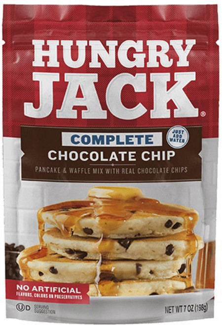 헝그리잭 컴플리트 초콜릿 칩 팬케이크 & 와플 믹스, 198g, 1개