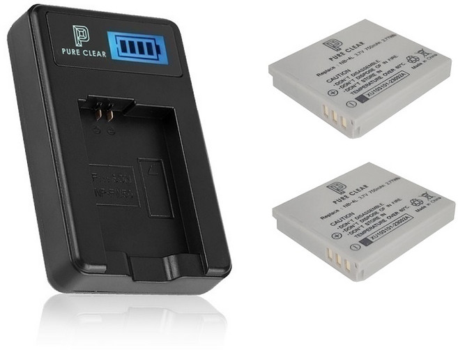 퓨어클리어 캐논 NB-4L 충전기+배터리2 IXUS 255HS 230HS 220HS 117HS 115HS 120IS 110IS 100IS 80IS 130 75 70 65 60 55