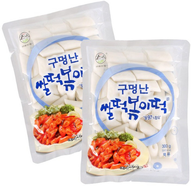 송학식품 구멍난 쌀떡볶이 300g 4개