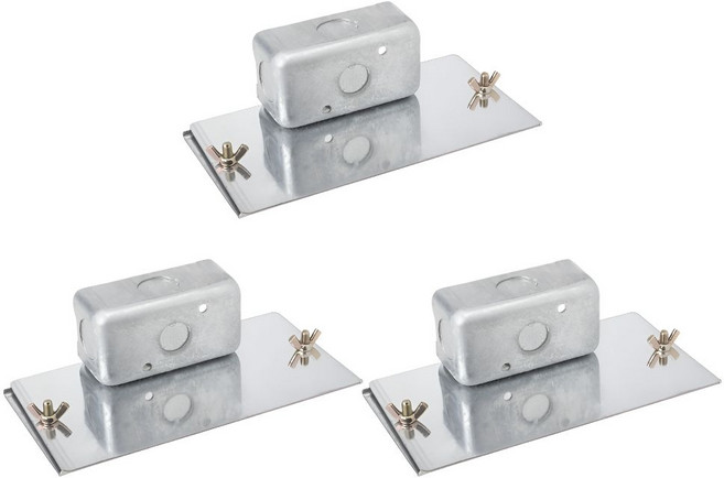 JG철물스토어 (정품) 국산 고급형 레이스웨이 조인트 박스 넓은바닥판, 1세트