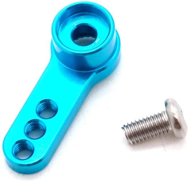 25T M3 메탈 RC 17g 서보 암 혼 스티어링 (후타바 사복스 Xcore HD MJX HSP 로봇 DIY 드론 자동차 모델 부, 03 Blue