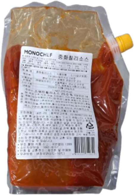 모노쉐프 중화칠리소스 1kg, 2개