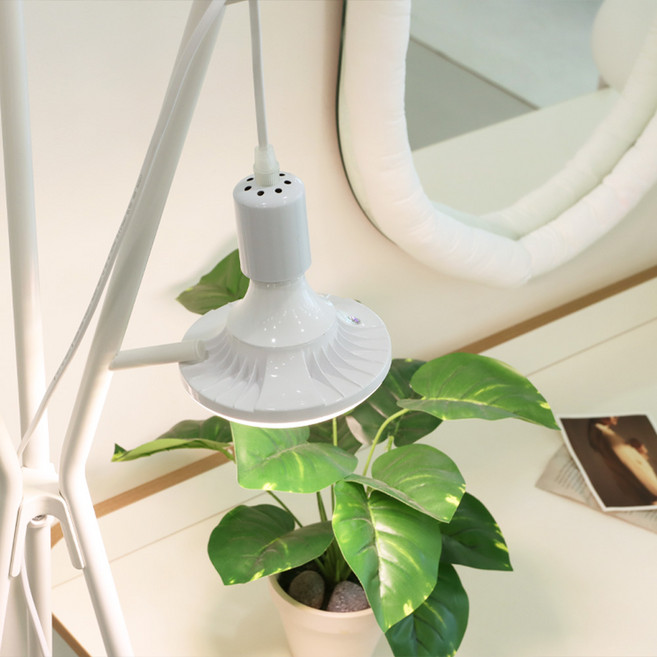 케이시조명 넥시스 식물등 캠핑등 전구소켓 조명 E26소켓 등기구 2.5m 투명고리(전구미포함), 1개