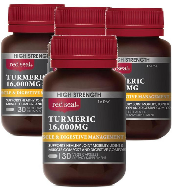 레드씰 터메릭 16000mg 캡슐 Red Seal Turmeric, 4개, 30정