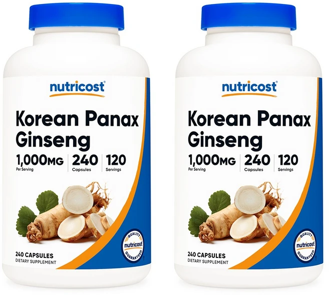 뉴트리코스트 레드진생 홍삼 1000mg 240캡슐 2개, 240정 - 쿠팡