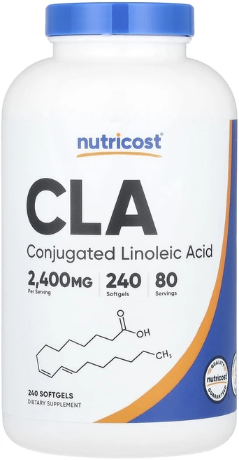 Nutricost CLA 2400mg 소프트젤 240정(소프트젤 1정당 800mg), NutricostCLA2400mg소프트젤240정소프트젤, 1개, 240정 - 쿠팡