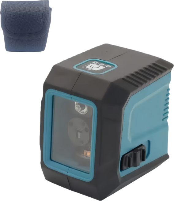 초소형 레이저 레벨기 2라인 고정밀 그린 레이저 레벨기 실내외 공용 레이저레벨기, 1개