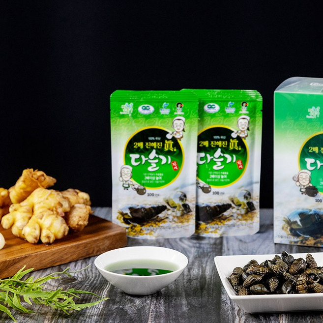 정옥 KBS인간극장 두배 진한 다슬기진액 올갱이진액 고디진액 국내산 특허다슬기진액, 10개, 100ml