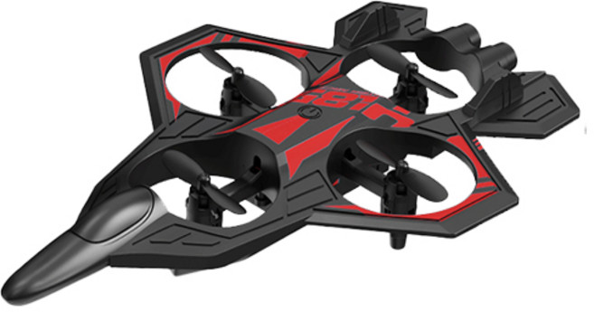 戰鬥機 360° 翻滾 氣壓定高系統, E0-22遥控飞机-紅色【基礎款】, 1個